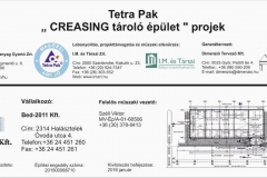 Tetra Pak CREASING tároló épület
